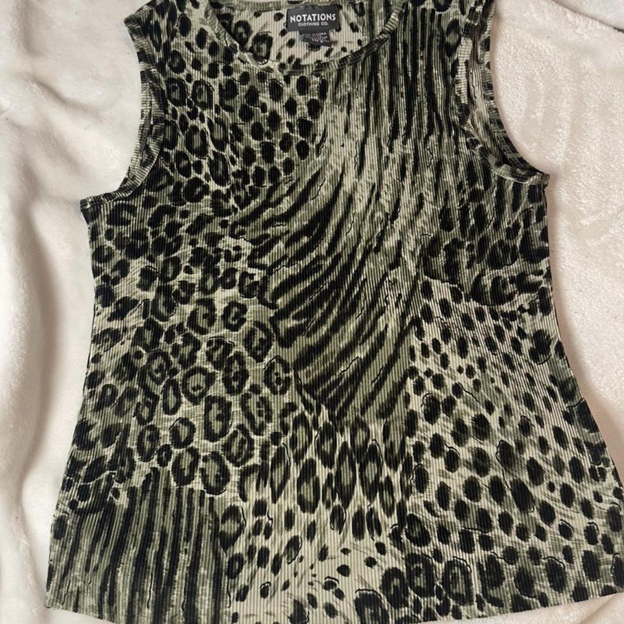 - NOTATIONS CLOTHING CO. MULTI ANIMAL PRINT TOP 🦓... - Depop