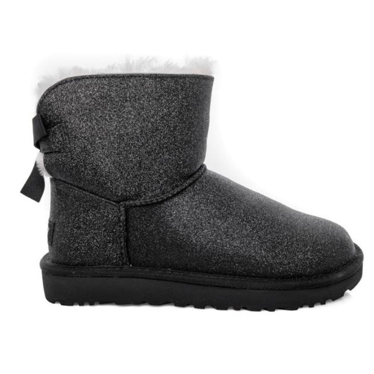 black glitter ugg boots