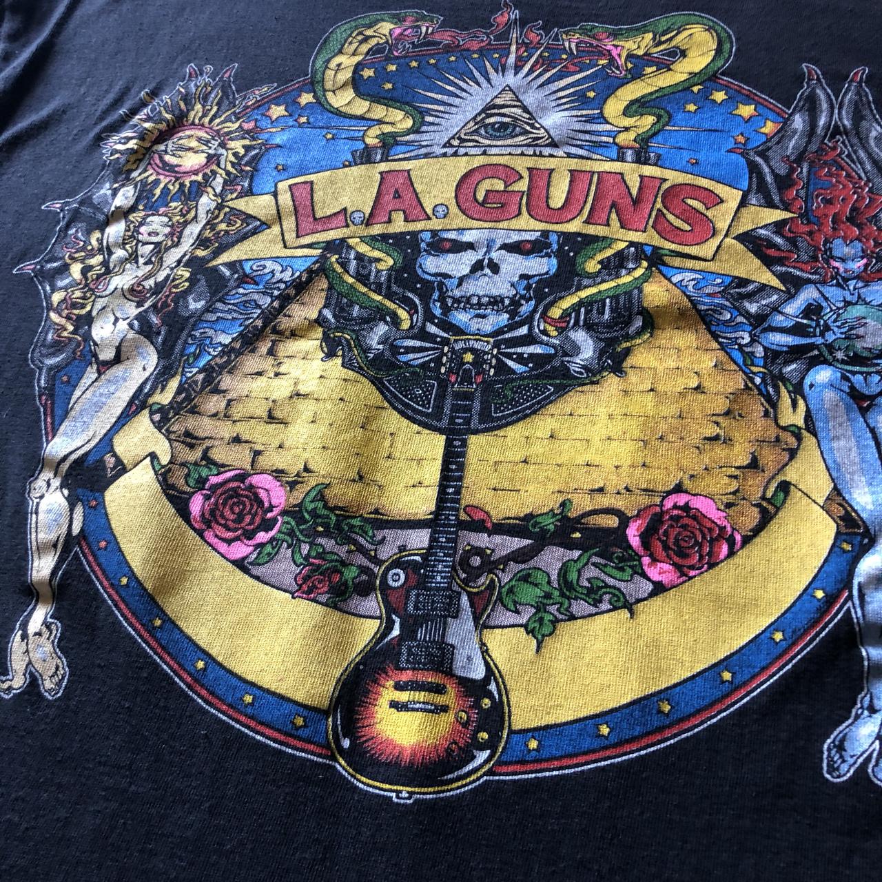 L.A. GUNS & HOLLYWOOD VAMPIRES Tシャツ Vintage L.A. Guns 