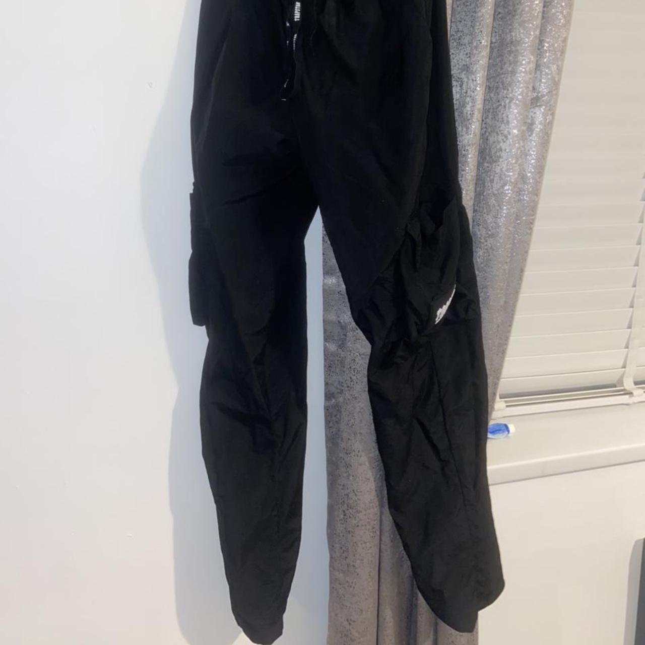 trapstar waterproof trousers, worn handful of... - Depop