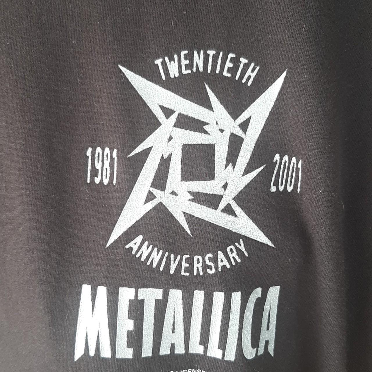 Metallica 20th anniversary t shirt Giant tag - Depop