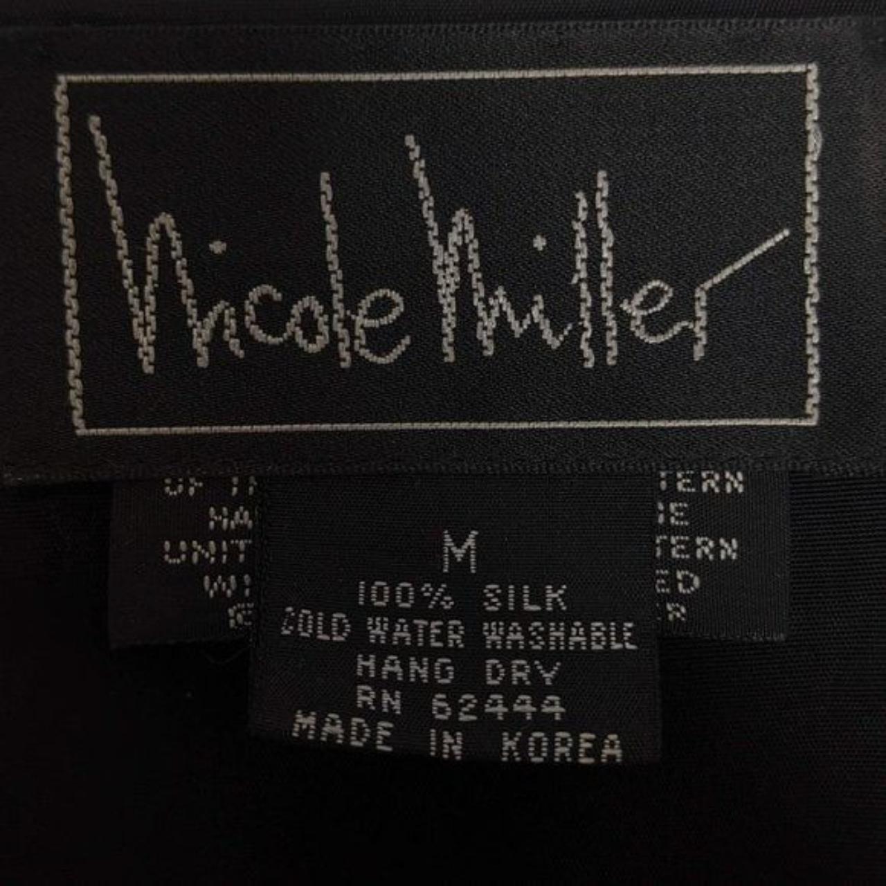 Nicole Miller Women's Grey and White Vest (2)