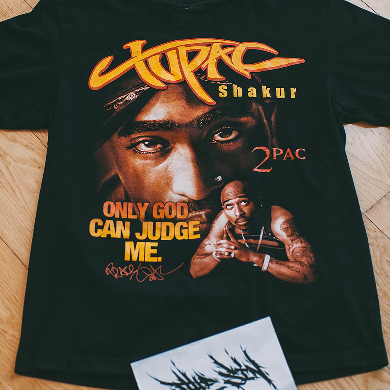 Tupac Shakur 2Pac Memorial T-Shirt - Vintage Late - Depop