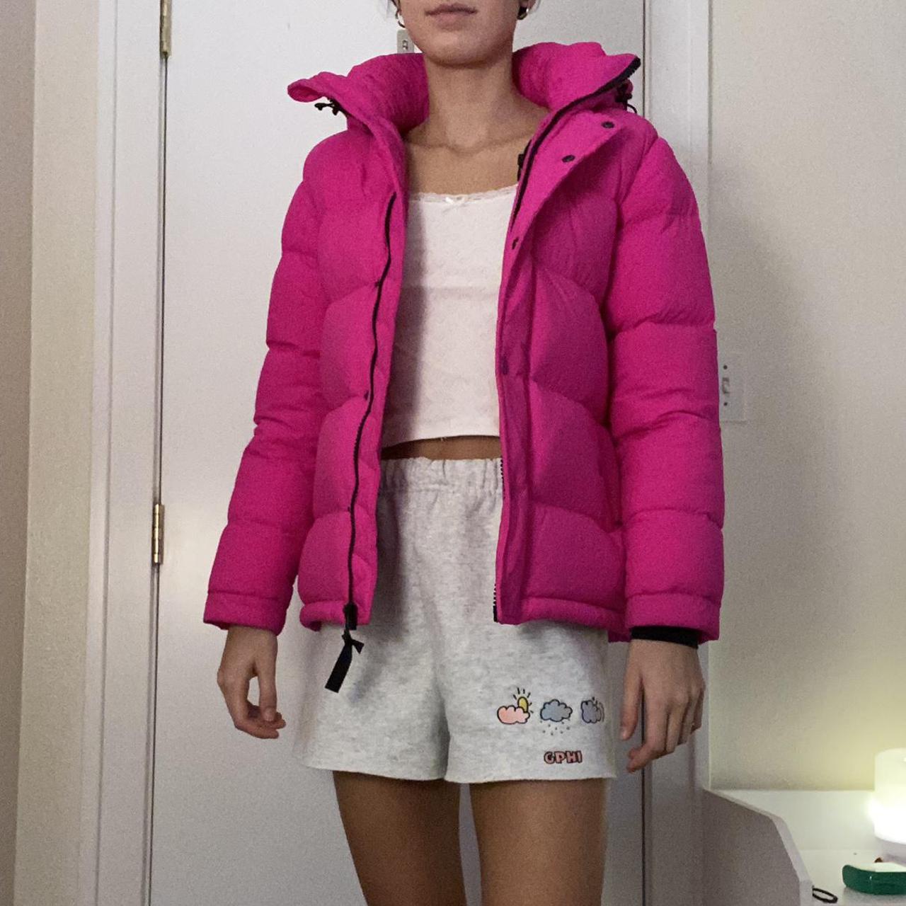 Aritzia pink clearance coat