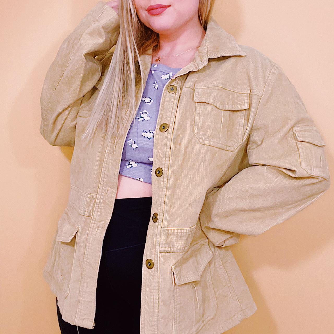 light beige corduroy jacket