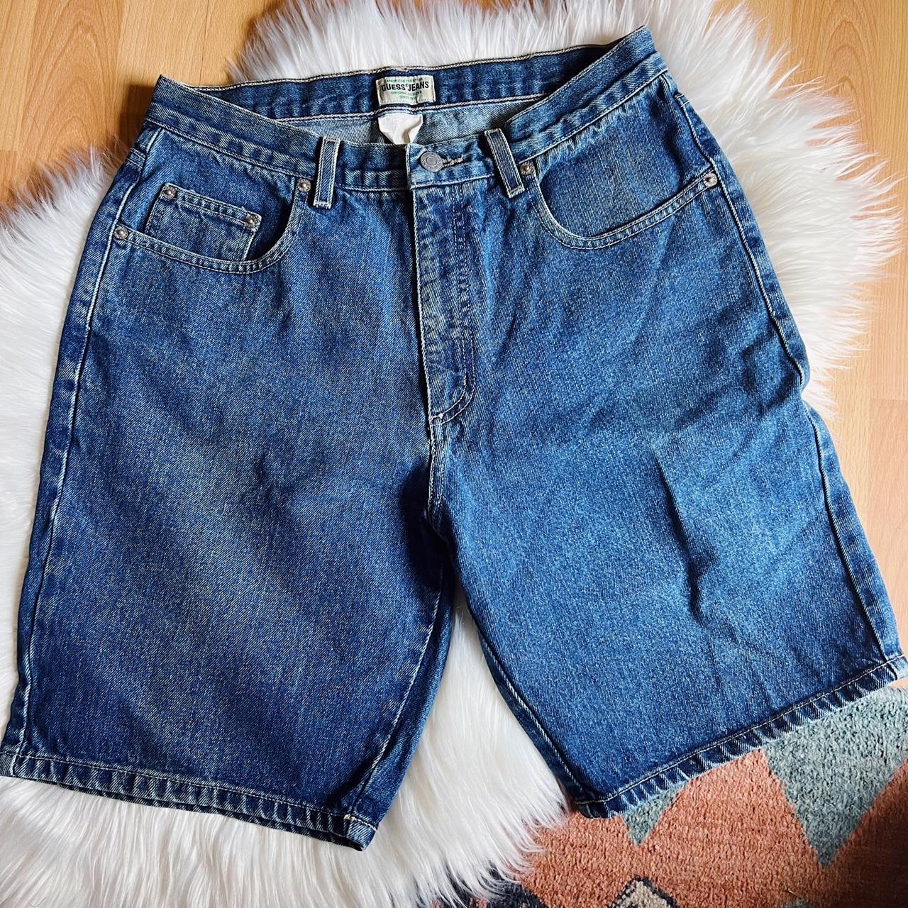 Guess shorts 💫 Vintage 90s mid length/biker style... Depop