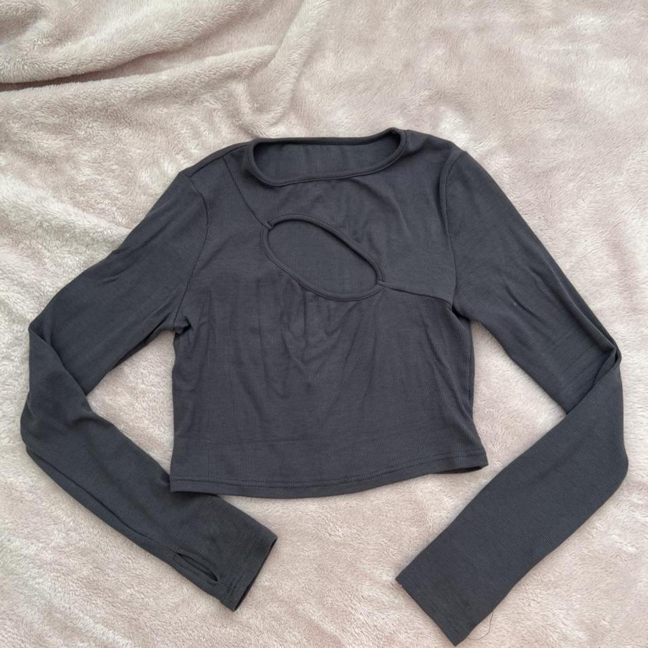 Lou & Grey Black Gray Etchblock Patterned Athletic - Depop