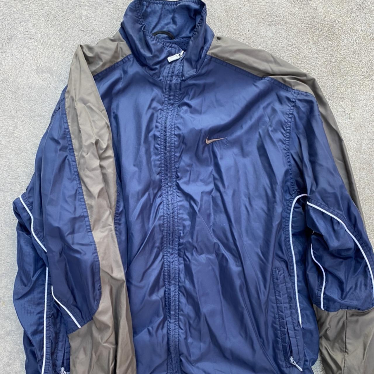 Vintage Nike Windbreaker, cool colors in this one.... - Depop