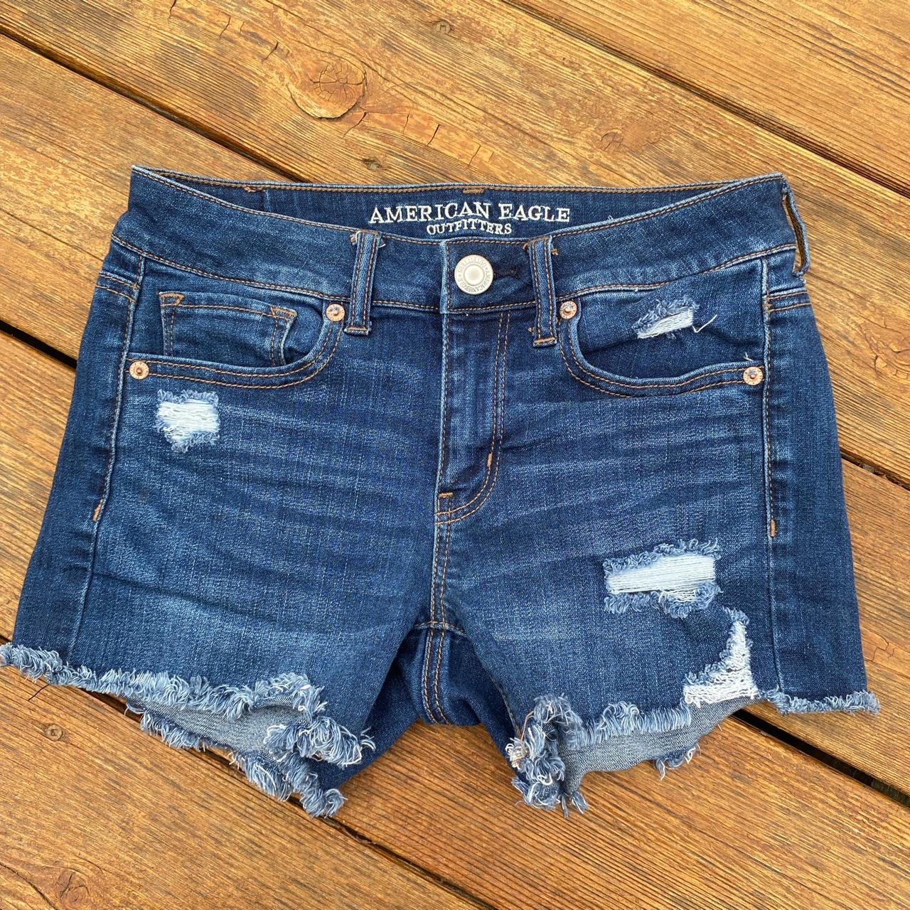 American Eagle ‘ Super Stretchy X Denim Shorts Depop