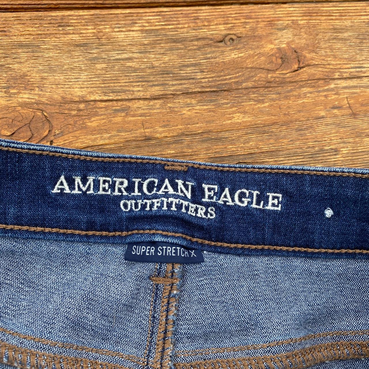 American Eagle ‘ Super Stretchy X ’ denim shorts... - Depop