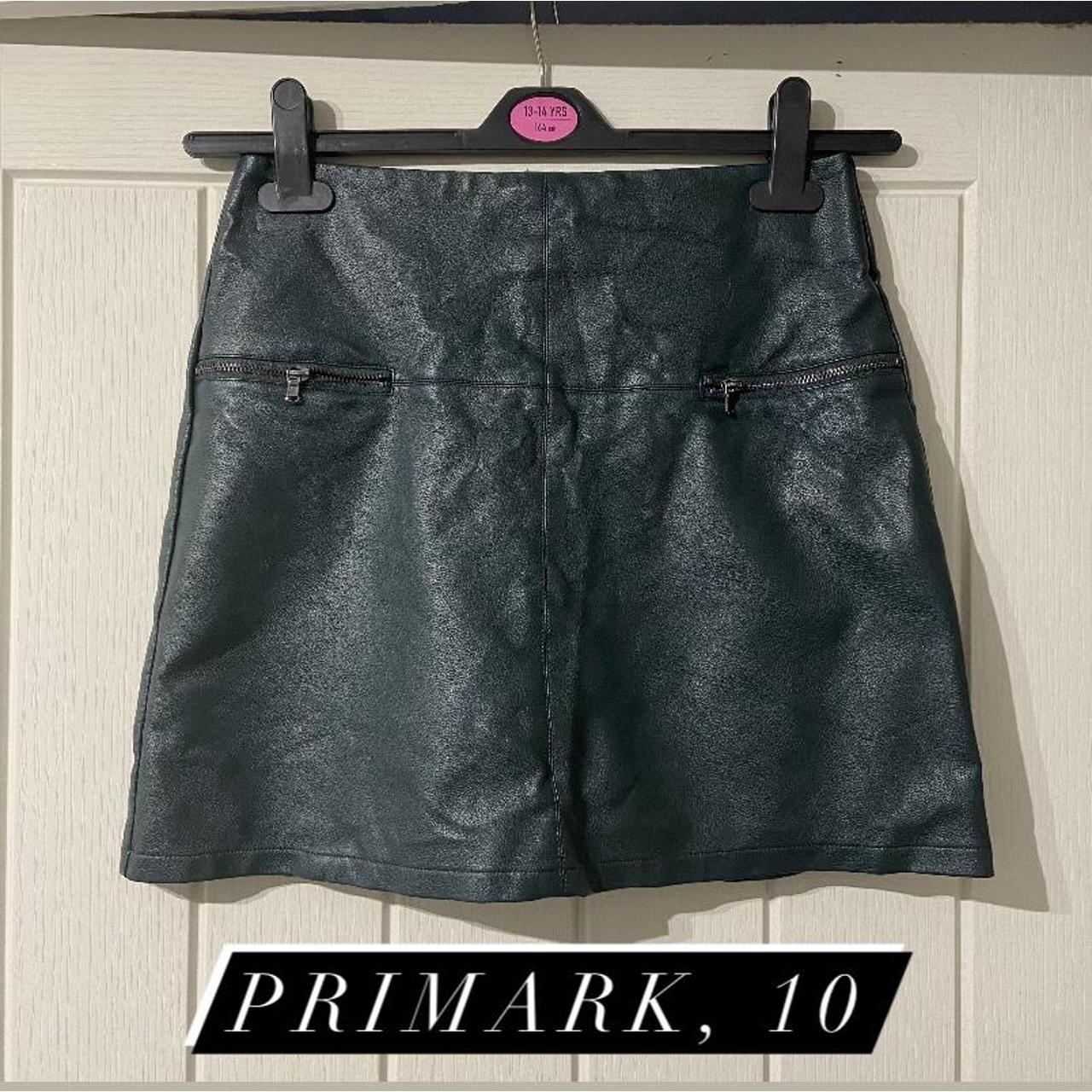 Primark Women's Green Skirt Depop