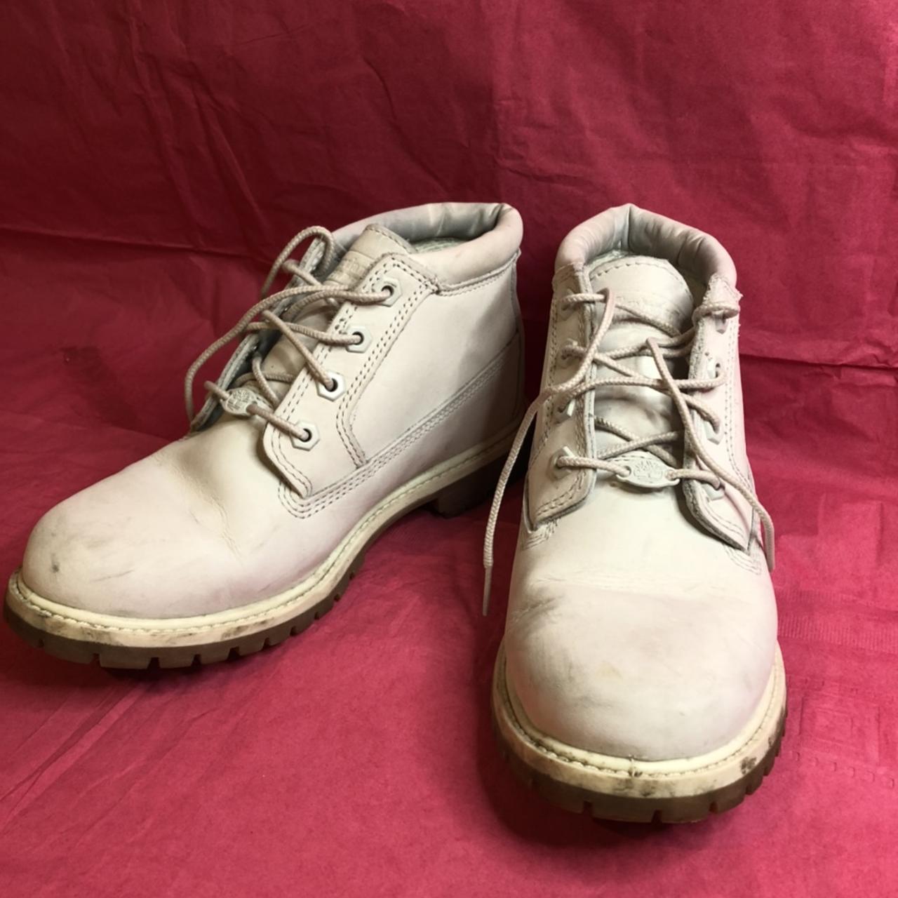 MAKE ME OFFERS WOMENS TIMBERLAND BOOTS. Need a bit... Depop