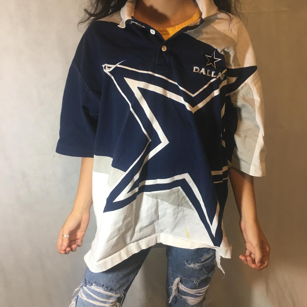 Dallas Cowboys Nike Dri-Fit Polo Men's blue and - Depop