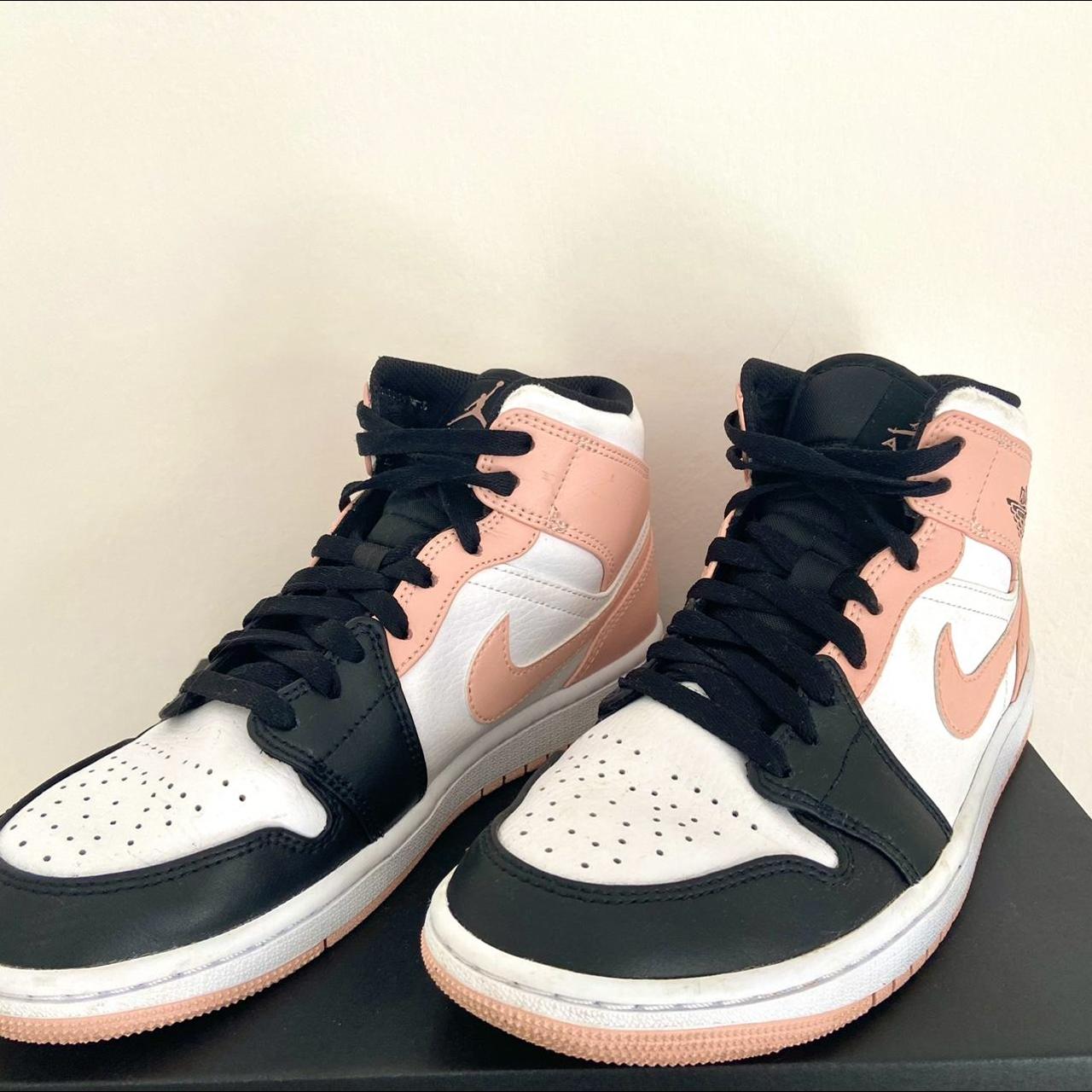 Jordan 1 mid crimson tint trainers. Authentic... - Depop