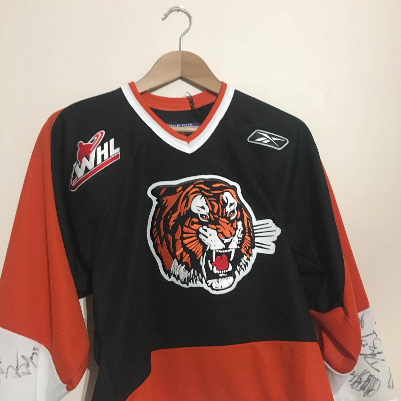 Couple of classic Medicine Hat Tigers game worn jerseys : r