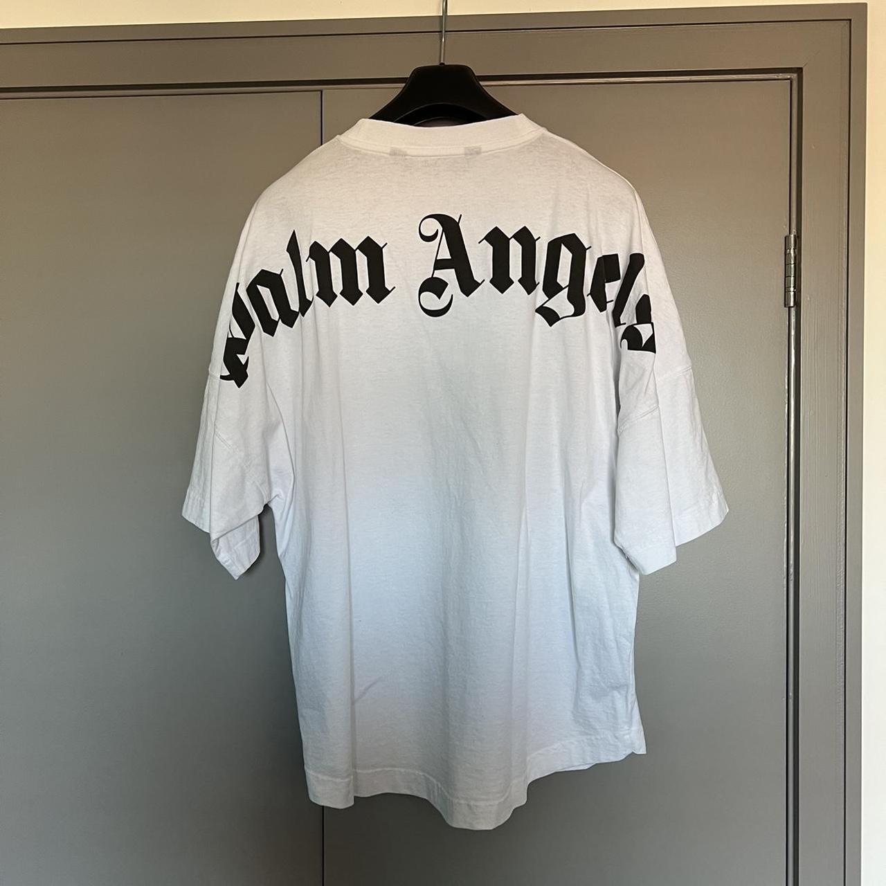 PALM ANGELS - Big Spell-out Tee White - M RRP... - Depop