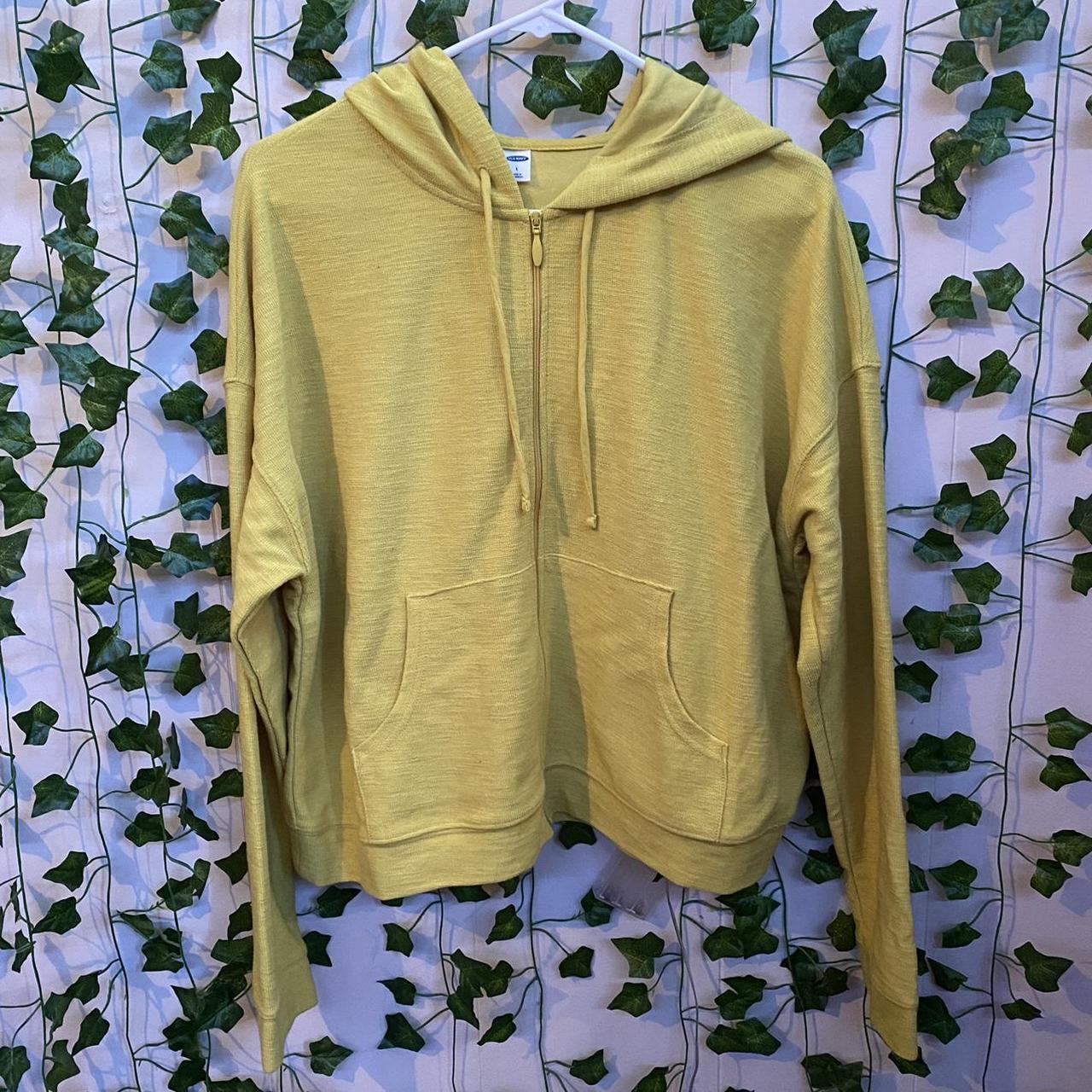 Old Navy Women's Yellow Jacket Depop