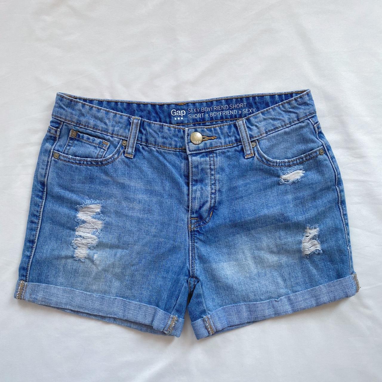 Gap Women's Blue Shorts Depop
