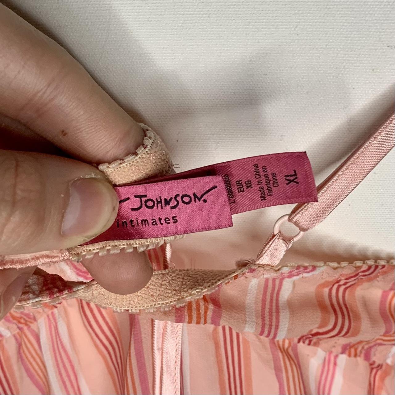 Sheer Pink Betsy Johnson Slip With Bows Brand Depop