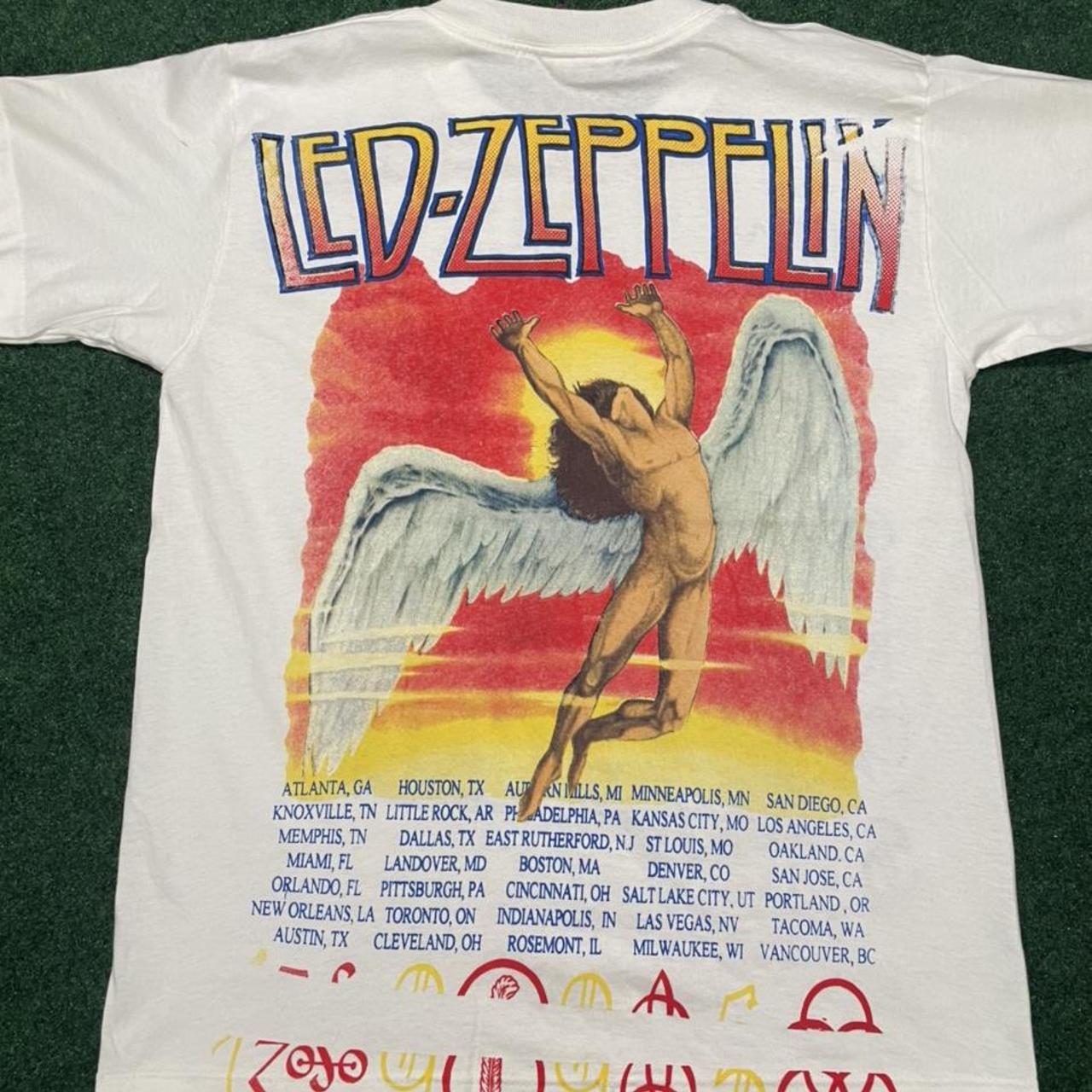 Vintage Led Zeppelin No quarter 1995 tour shirt. In... Depop