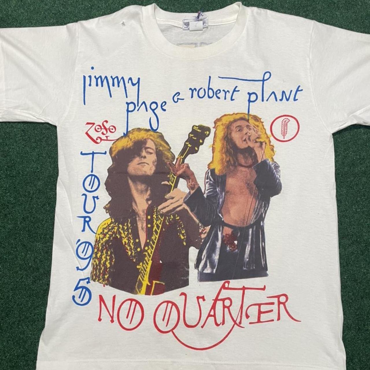 Vintage Led Zeppelin No quarter 1995 tour shirt. In... - Depop