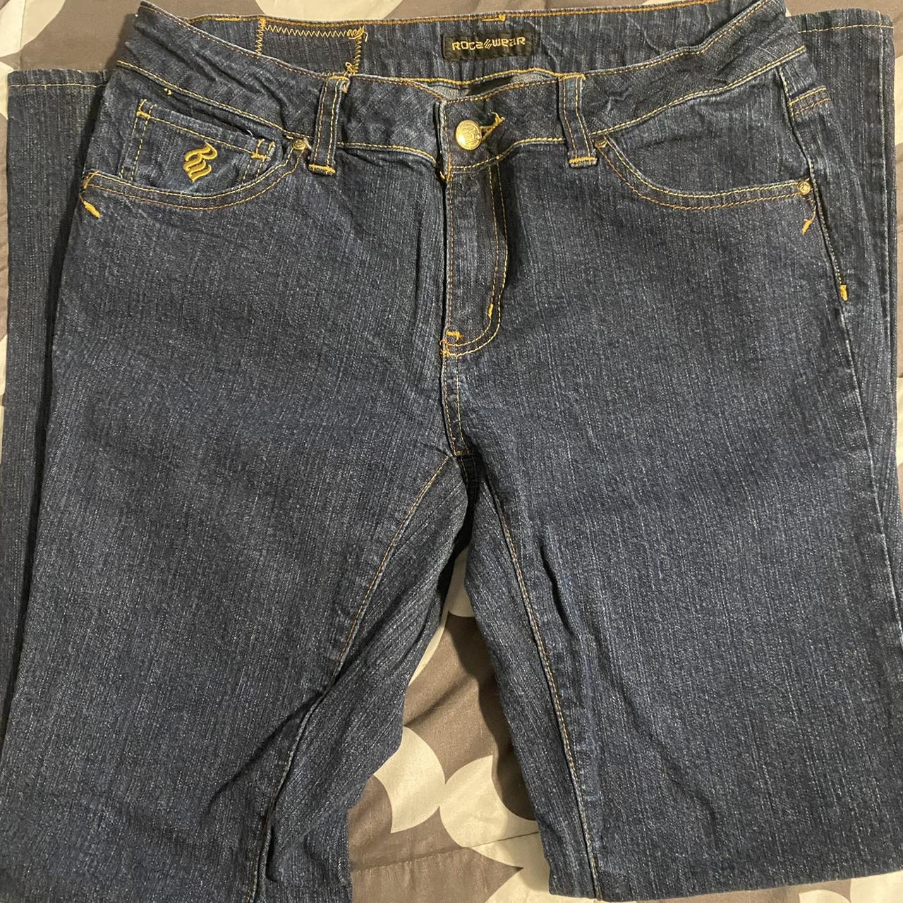 Rocawear Low Rise Bootcut Jeans Size 11... - Depop