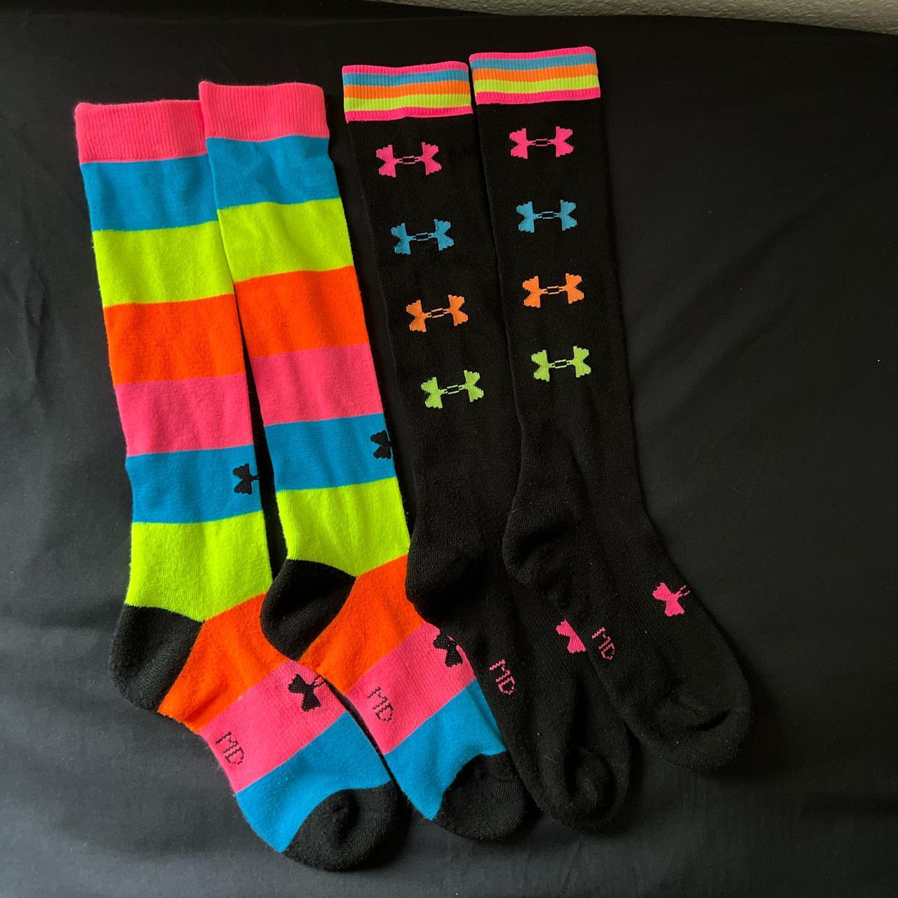 under armour rainbow socks