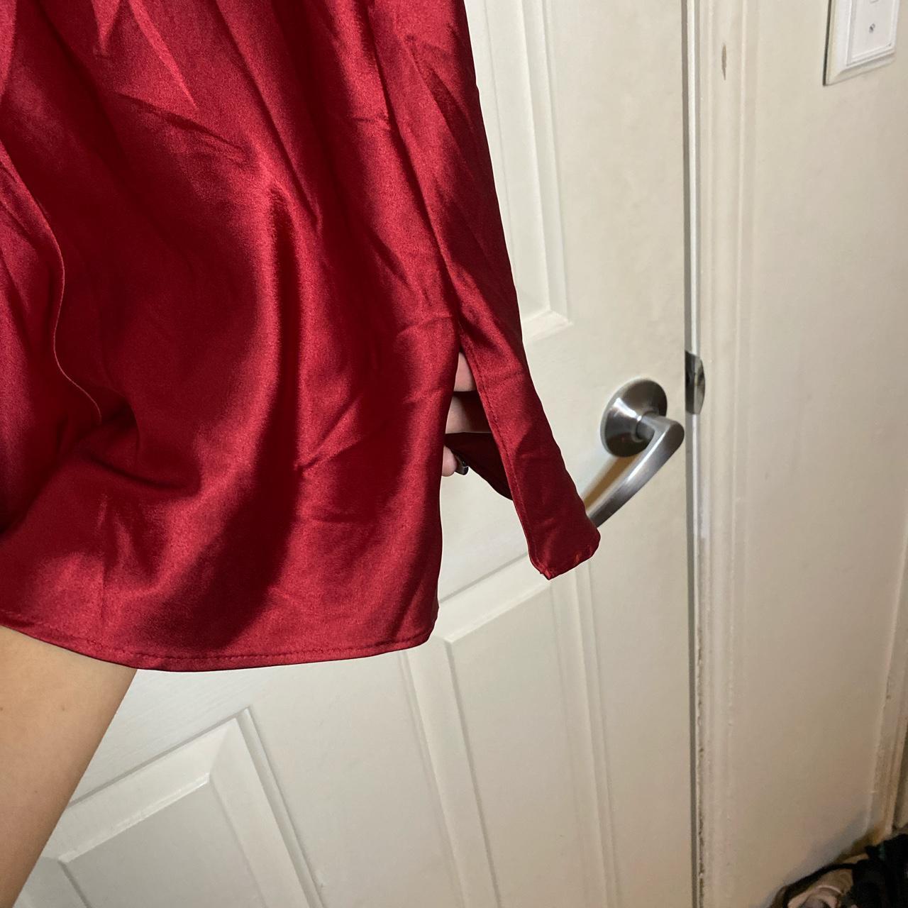 Victoria's Secret Women's Orange and Burgundy Pajamas (2)