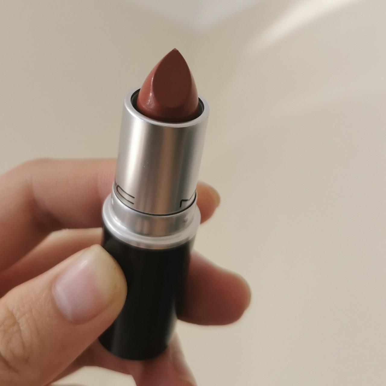 new-mac-cosmetics-mocha-satin-lipstick-opened-just-depop