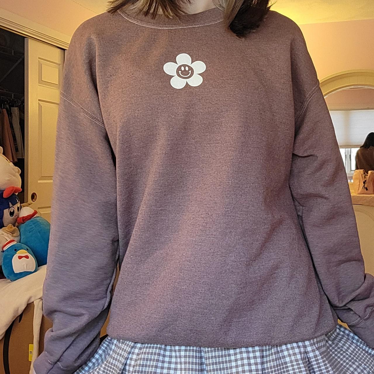 🤎 Brown Crewneck 🤎 • does not include skirt • size... - Depop