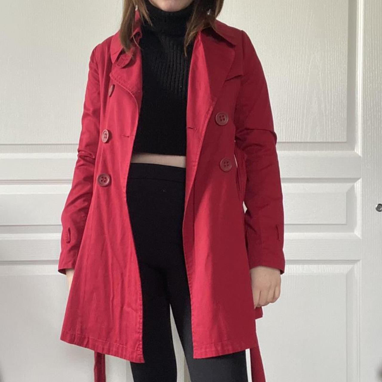 zara basic trench coat