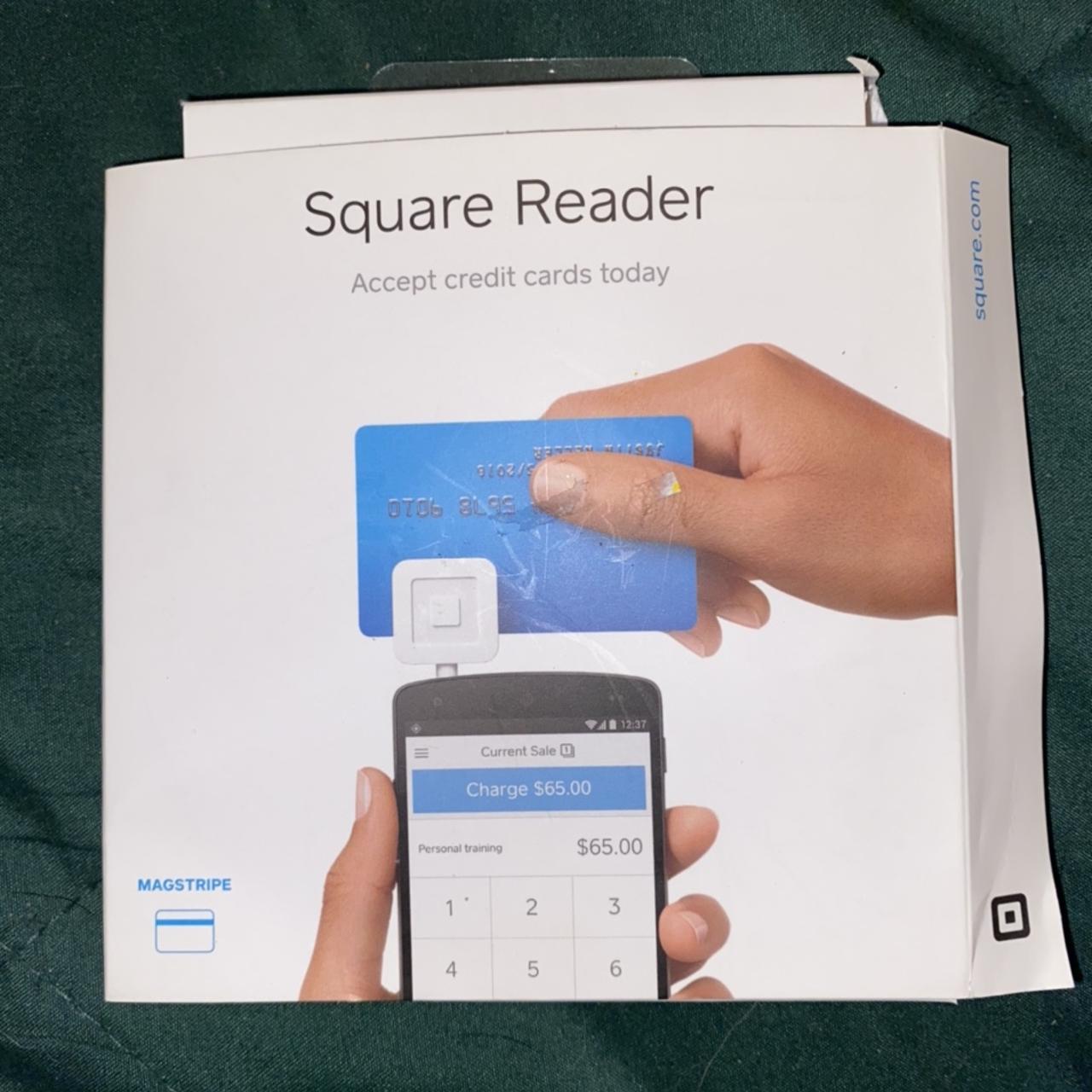 Square reader Credit card reader Plugs right into phone - Depop