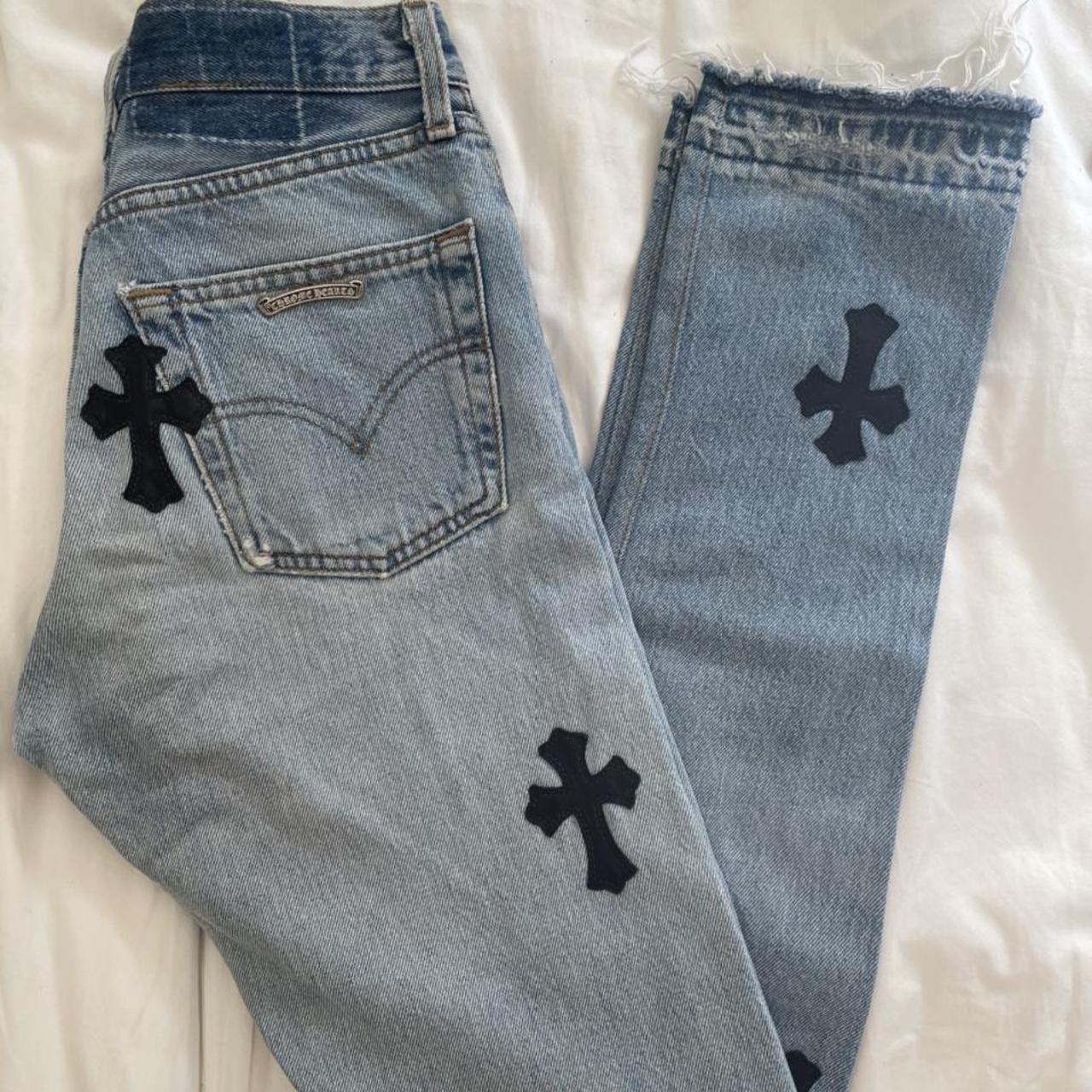 Authentic Chrome Hearts X Levis jeans These jeans... - Depop