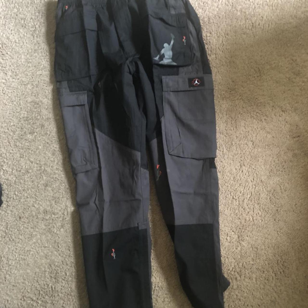 Jordan X Travis Scott Cargo Pants Black XXL