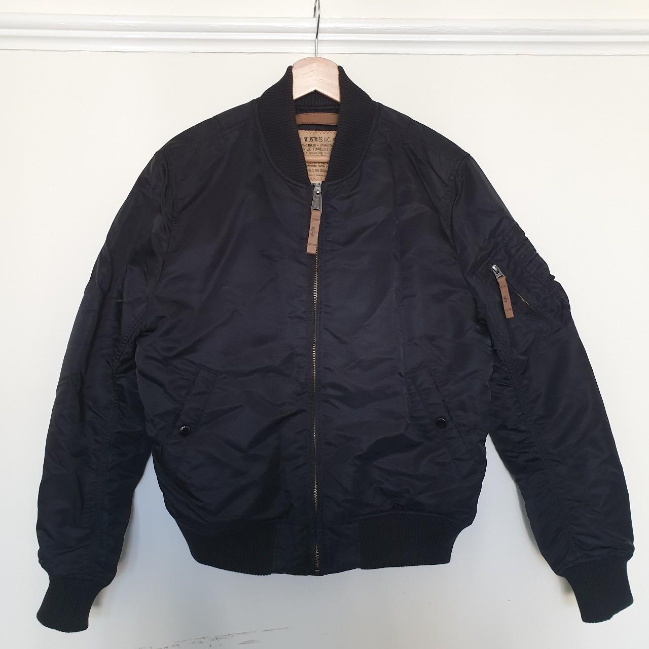 Alpha industries slim bomber. Classic look with the... - Depop