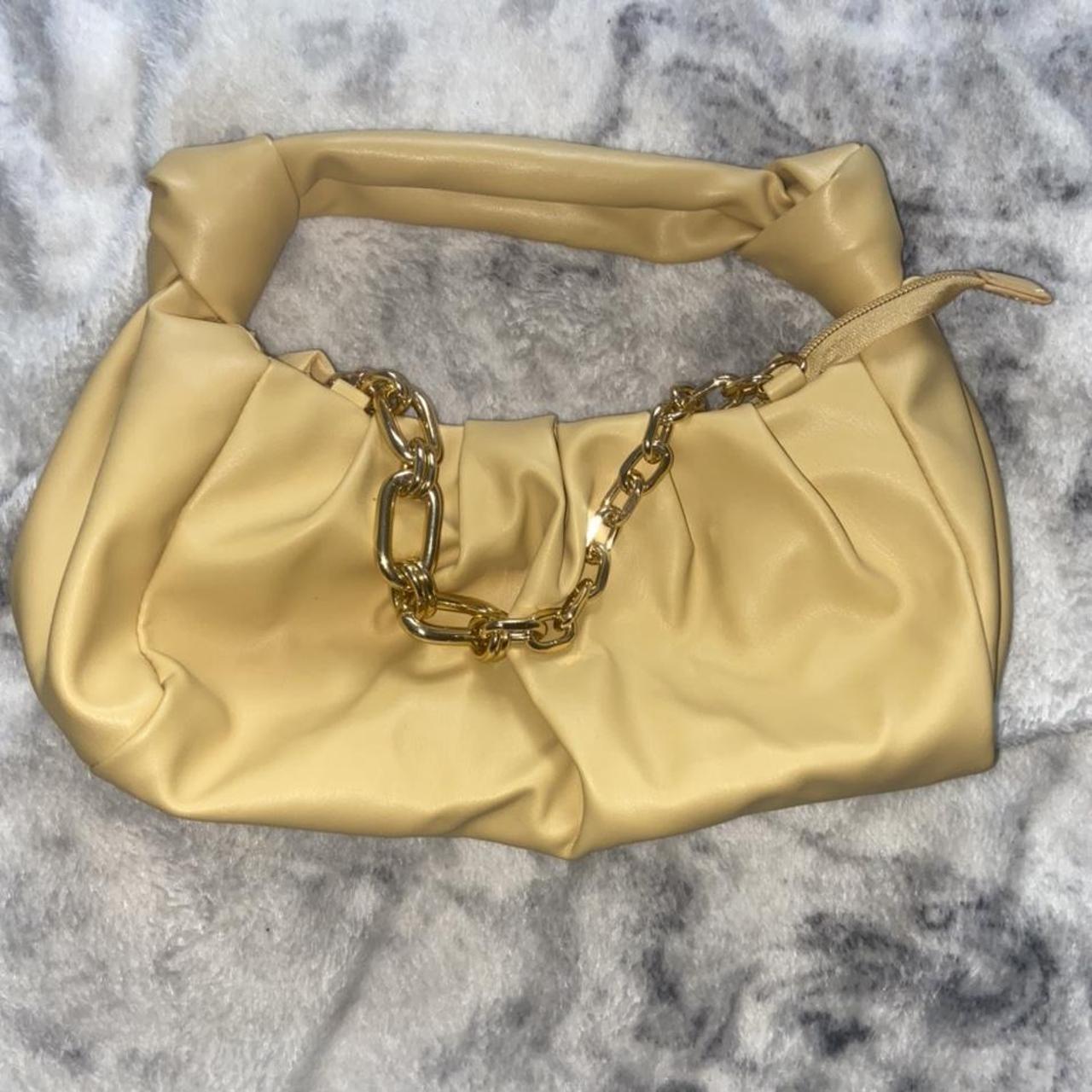 New look yellow online clutch bag