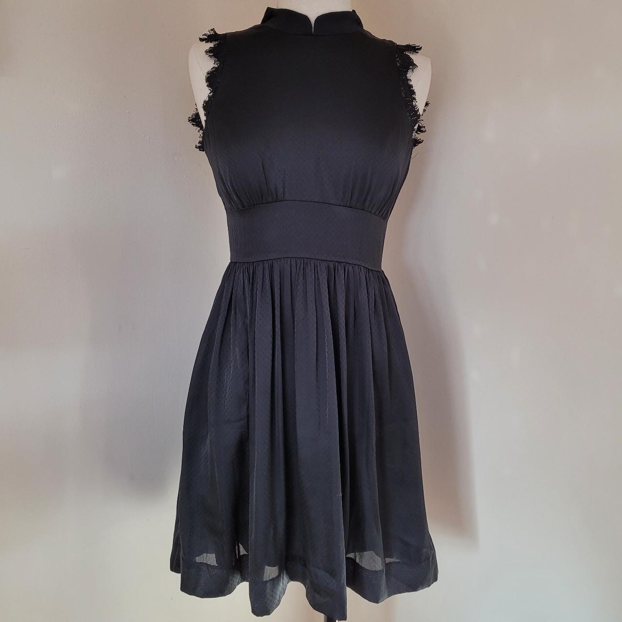 Anthropologie Women's Black Dress | Depop