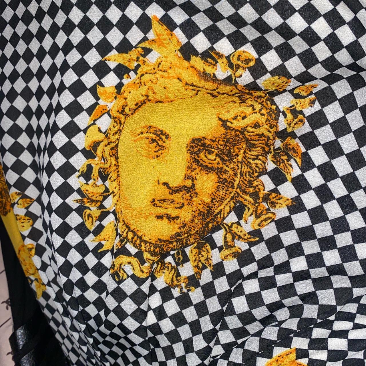 Women's Black and Yellow Dress Depop