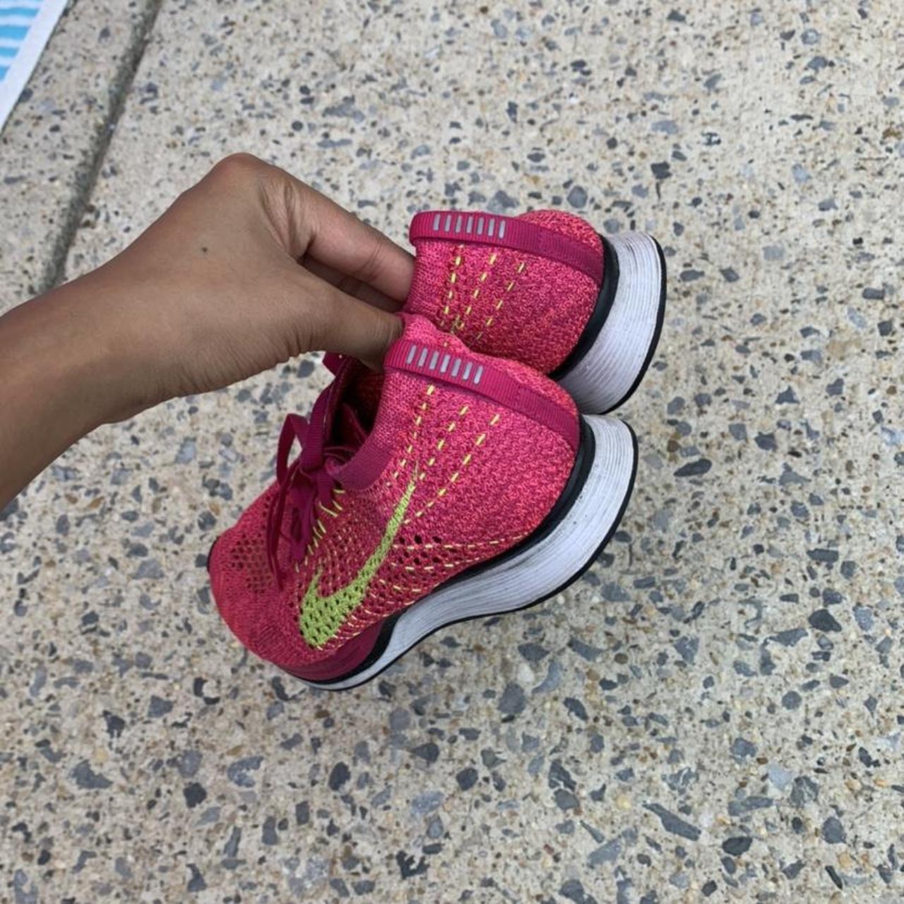 hot pink flyknit