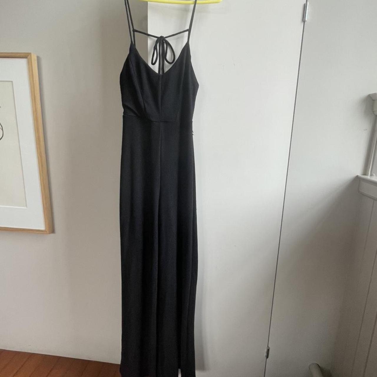 Mango Women's Black Jumpsuit | Depop