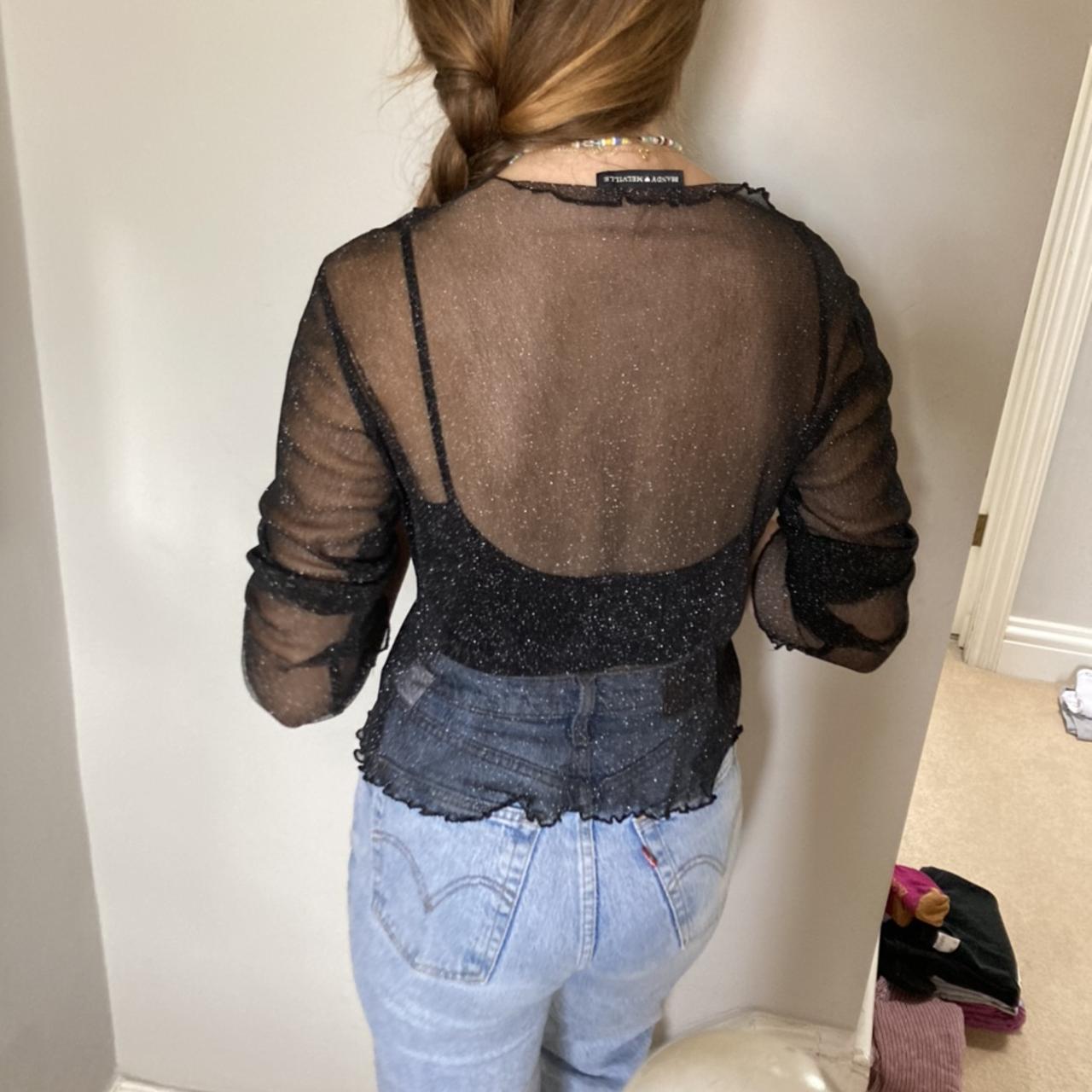 Brandy melville sheer top on sale