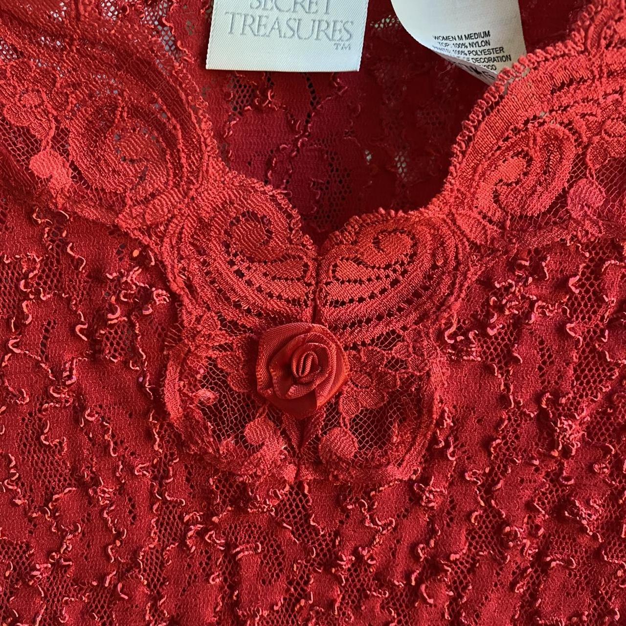 Secret Treasures Women's Red Vest-undershirts (2)
