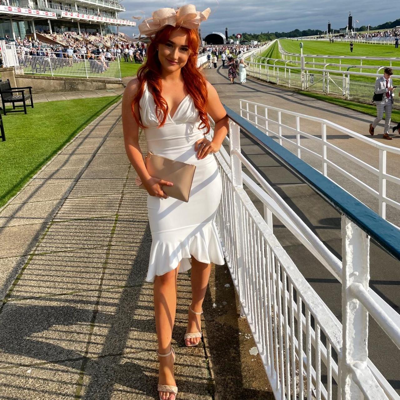 white dress ladies day