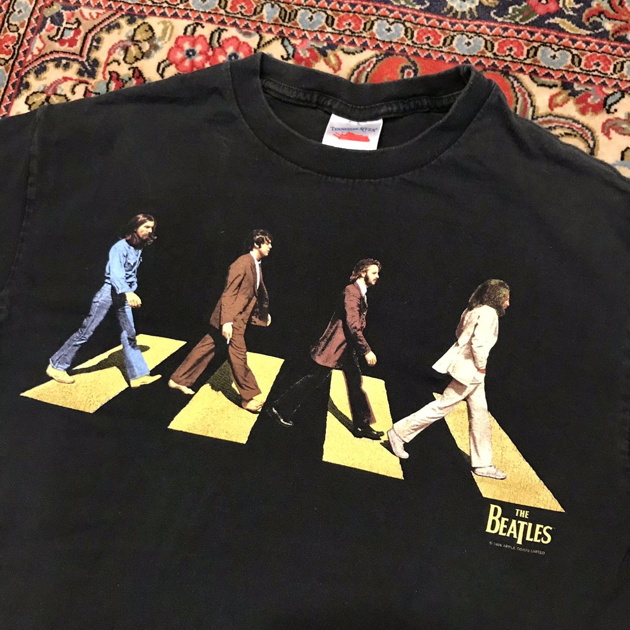 Beatles Abbey Road Black T-Shirt - M