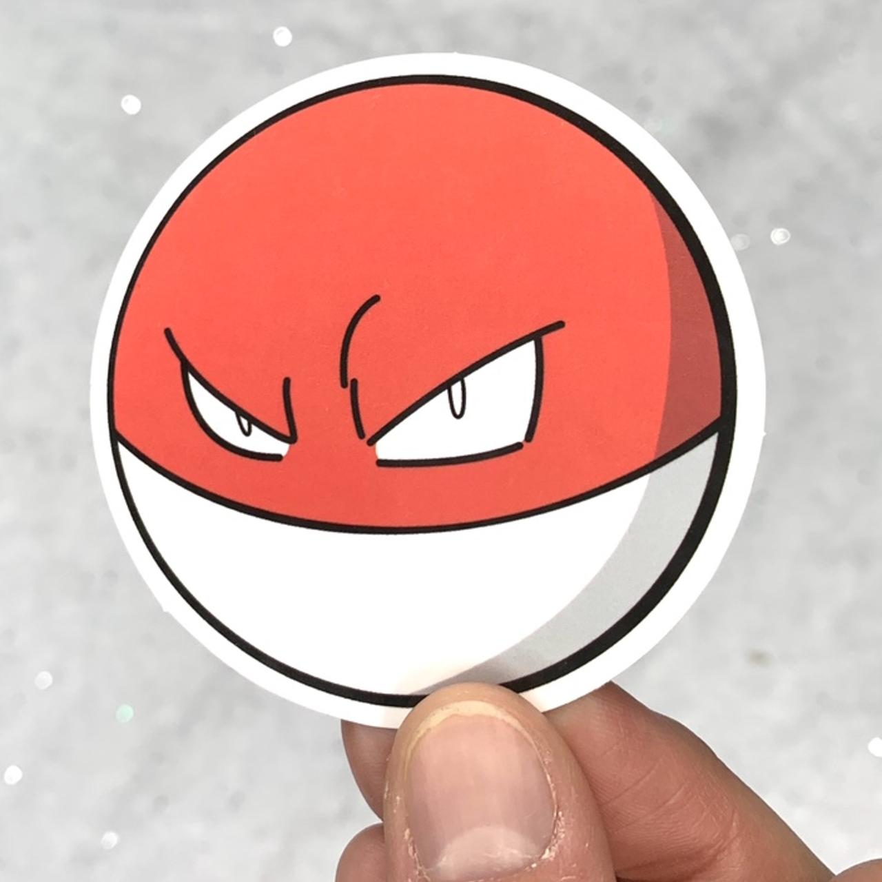 Typing Ball Poke Ball Sticker Water Proof Weather Proof 