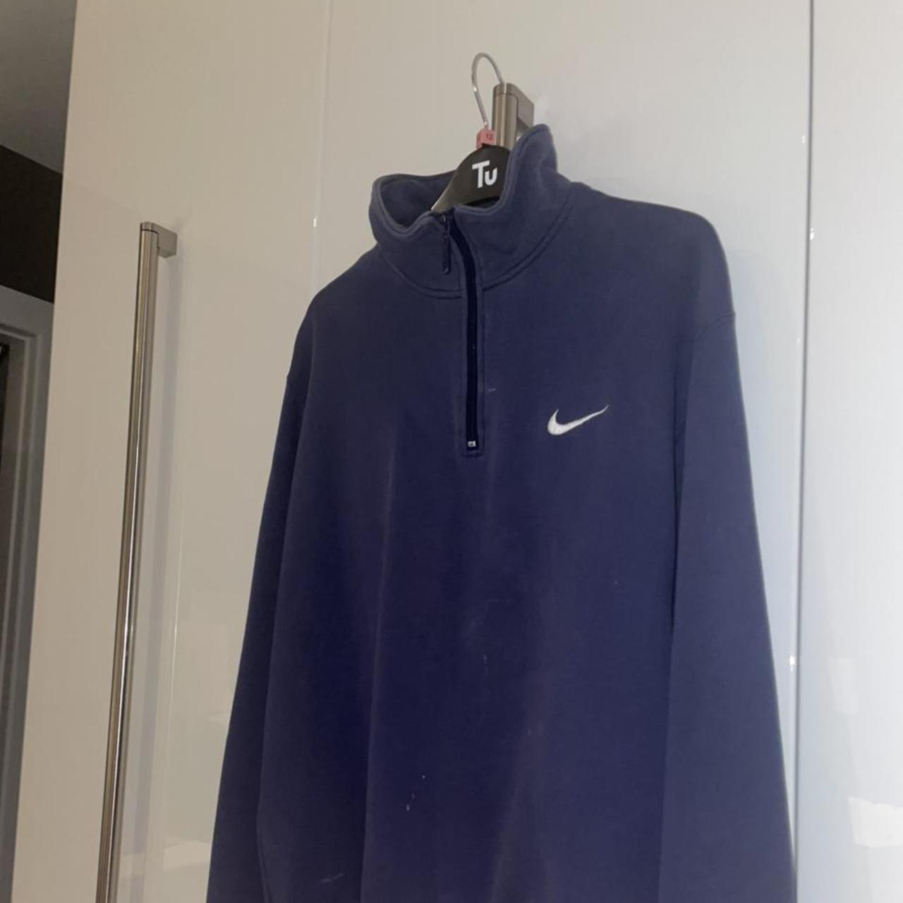 nike blue quarter zip womens