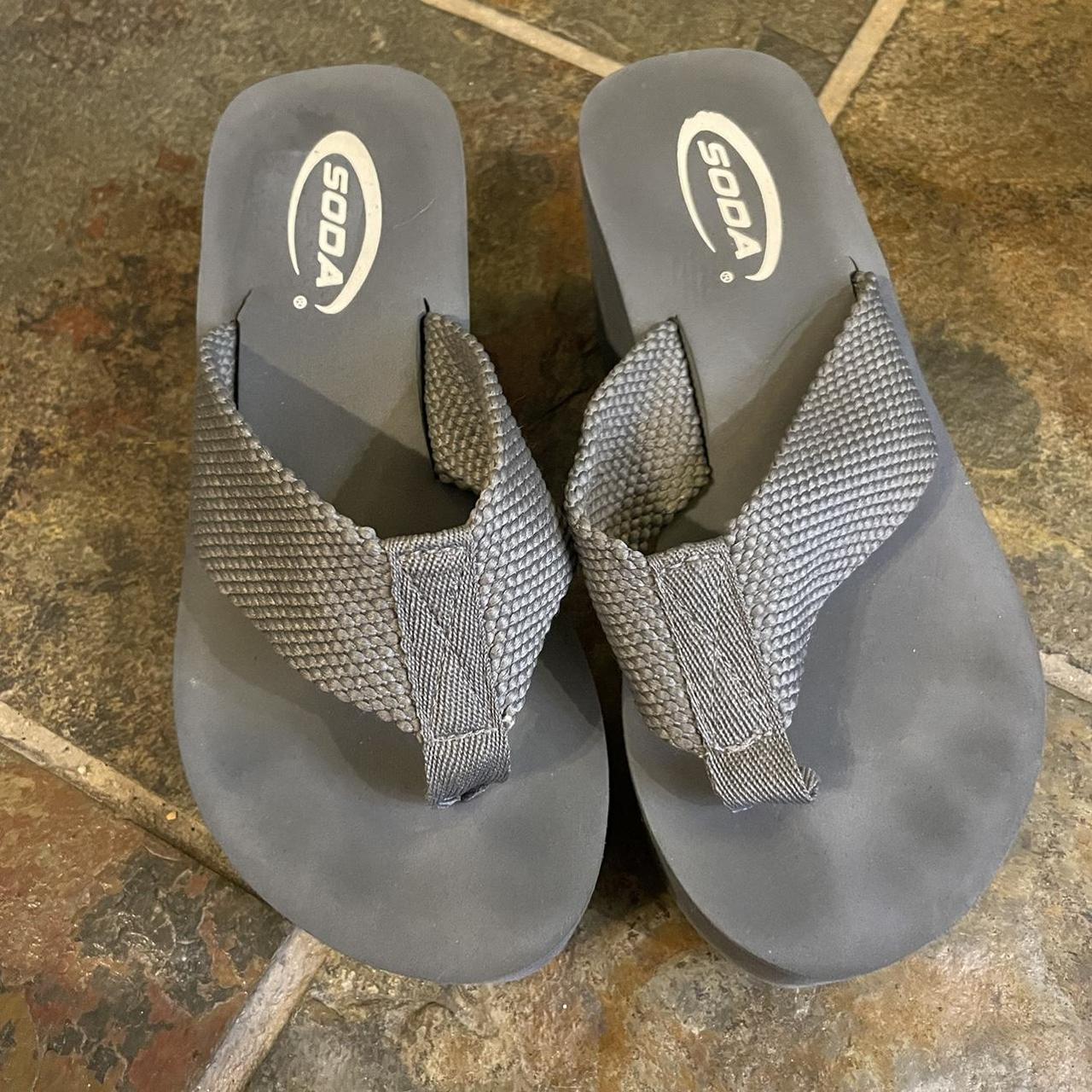 Women's Grey Sandals | Depop