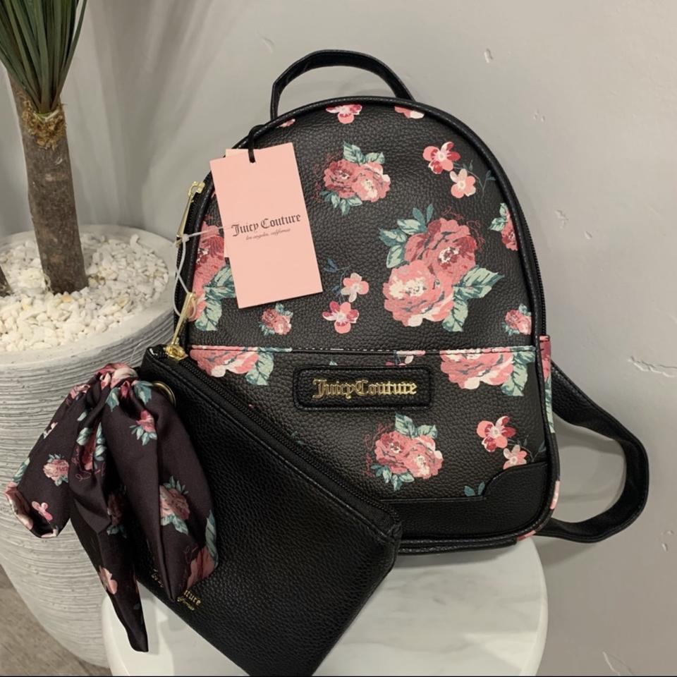 Juicy couture floral backpack sale