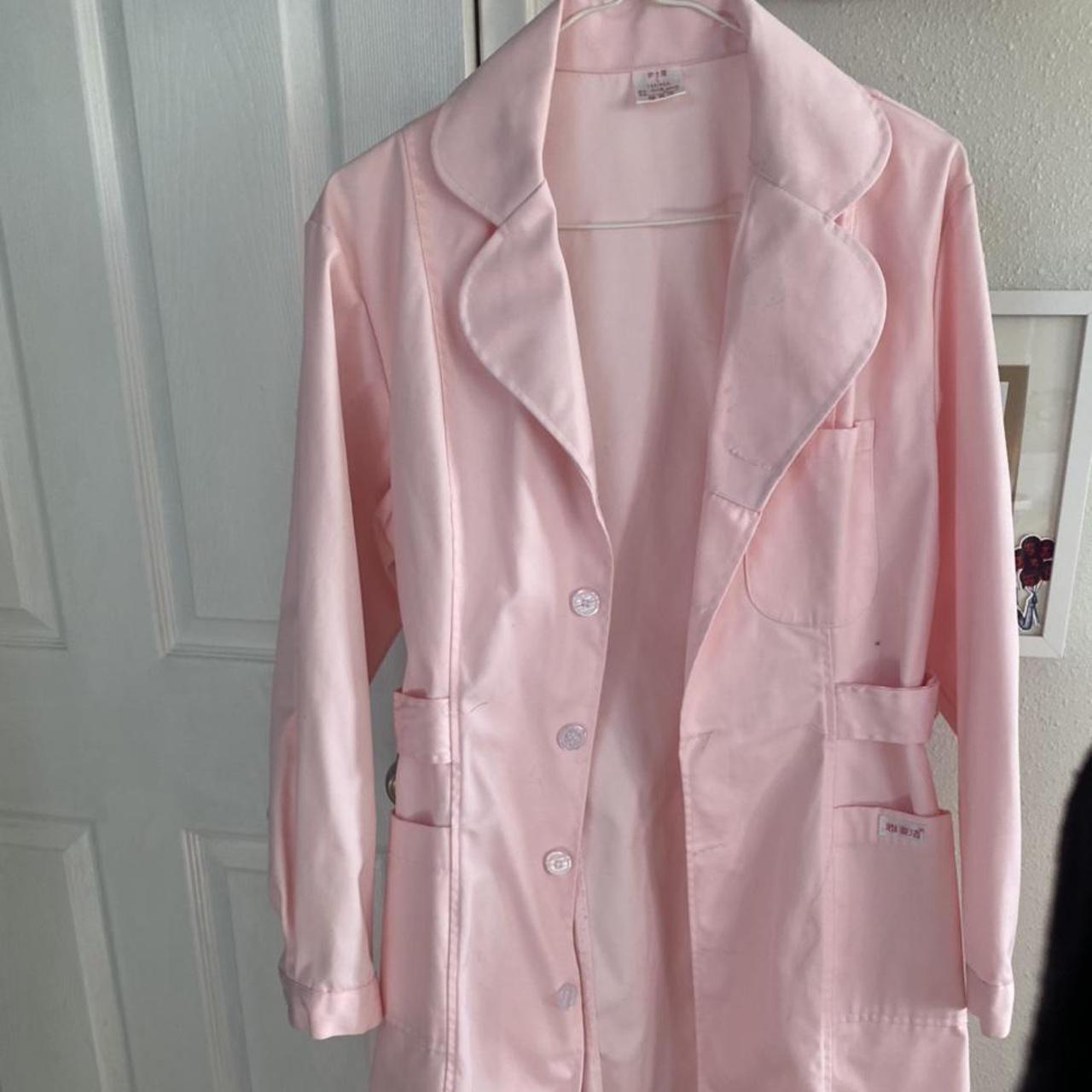 Zara Women's Pink Coat | Depop