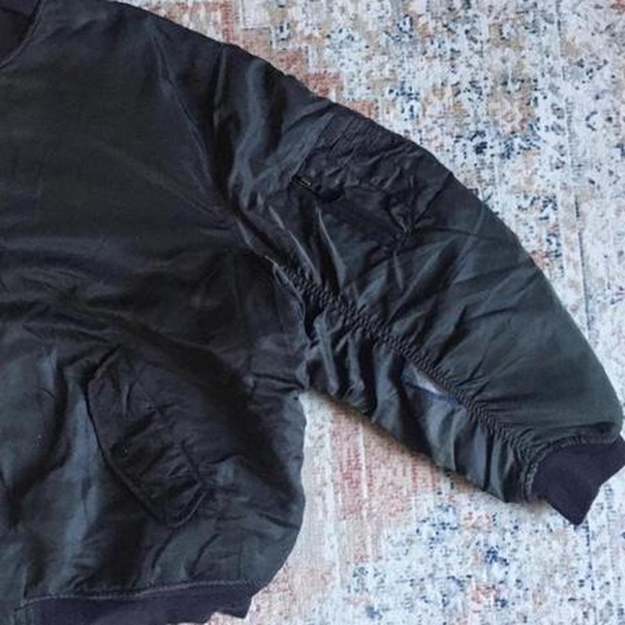 khaki bomber jacket size XL- pit to pit 30” and... - Depop